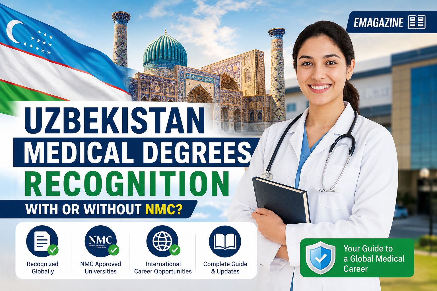 Uzbekistan Medical Degrees Recognition with or without NMC & eMagazine